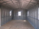China US Prefabricated Gable Steel Shed , Car Storage Sheds Steel Buildings factory