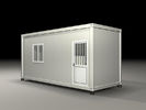 China Earthquake Resist Movable Shipping Prefab Container Homes With Solar Panel System company